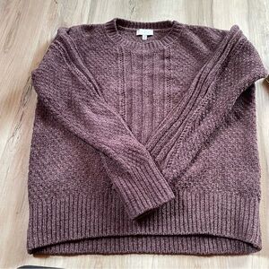 Cozy Purple Women's Sweater, size Small petite